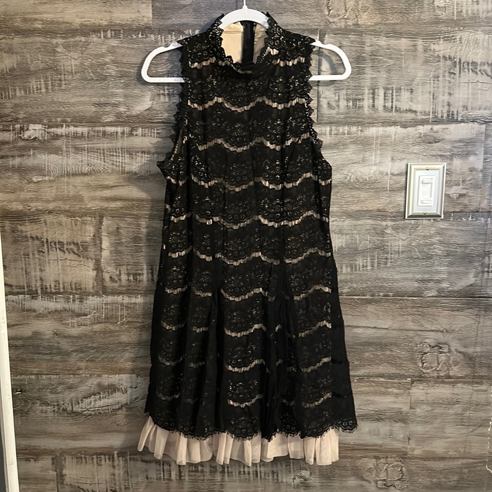 Lace Dress with nude under dress